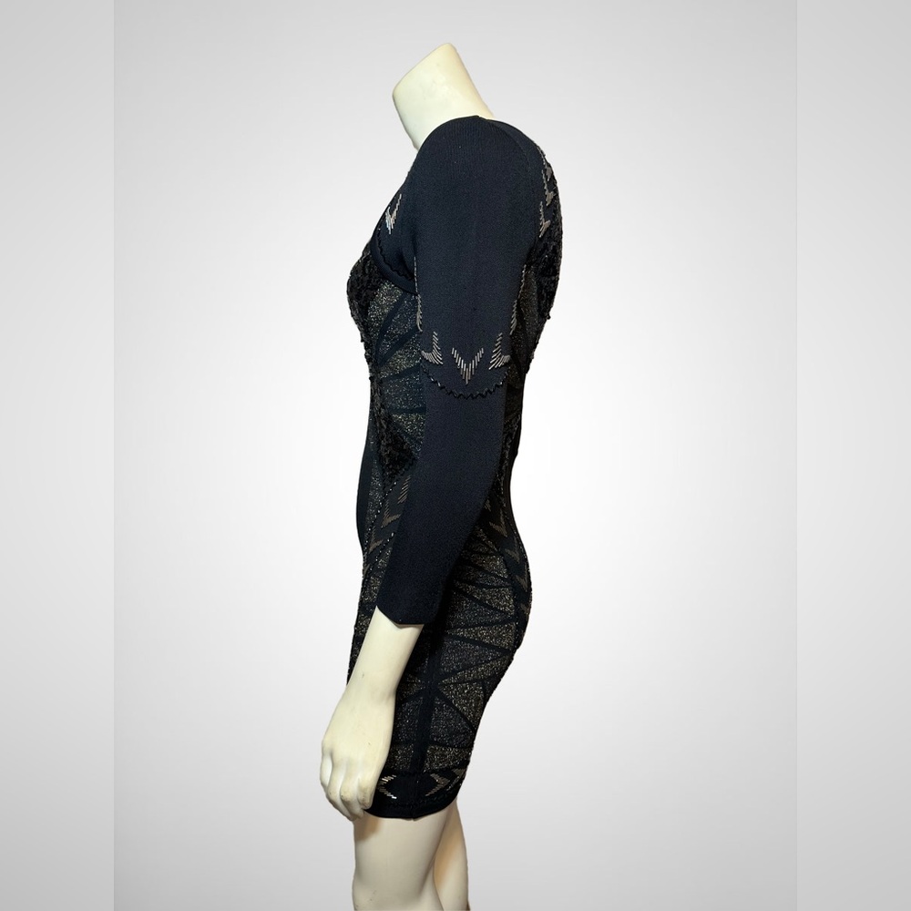 Marciano Black Bandage 3/4 Sleeve Dress - Picture 3 of 5